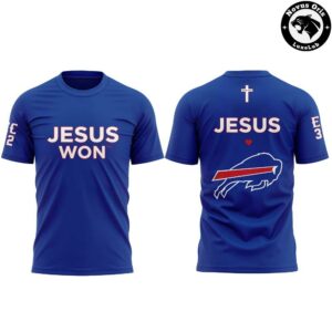 Buffalo Bills 2026 Jesus Won Limited Edition Graphic T Shirt 2