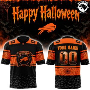 Buffalo Bills Happy Halloween 2026 Custom Football Jersey