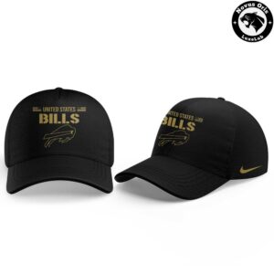 Buffalo Bills Salute To Service 2026 Black Camo Pullover Hoodie 3
