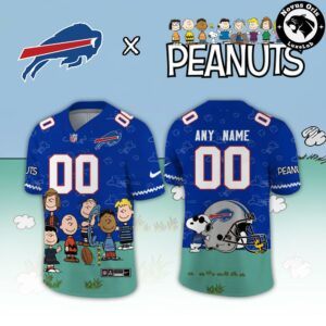 Buffalo Bills x Peanuts Snoopy 2026 Custom Limited Football Jersey 2