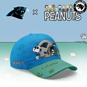 Carolina Panthers x Peanuts Snoopy 2026 Custom Limited Football Jersey 3