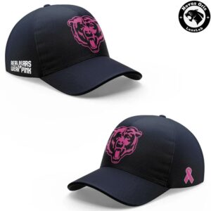 Chicago Bears Real Bears Fans Wear Pink Ribbon 2026 Graphic T Shirt 2