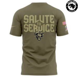 Chicago Bears Salute To Service Buccaneers vs Bears Military 2026 T Shirt 3
