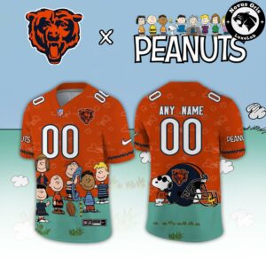 Chicago Bears x Peanuts Snoopy 2026 Custom Limited Football Jersey 2
