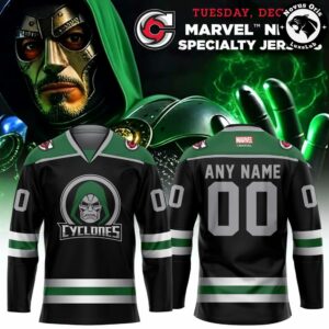 Cincinnati Cyclones x Dr. Doom Marvel Studio Hockey Jersey