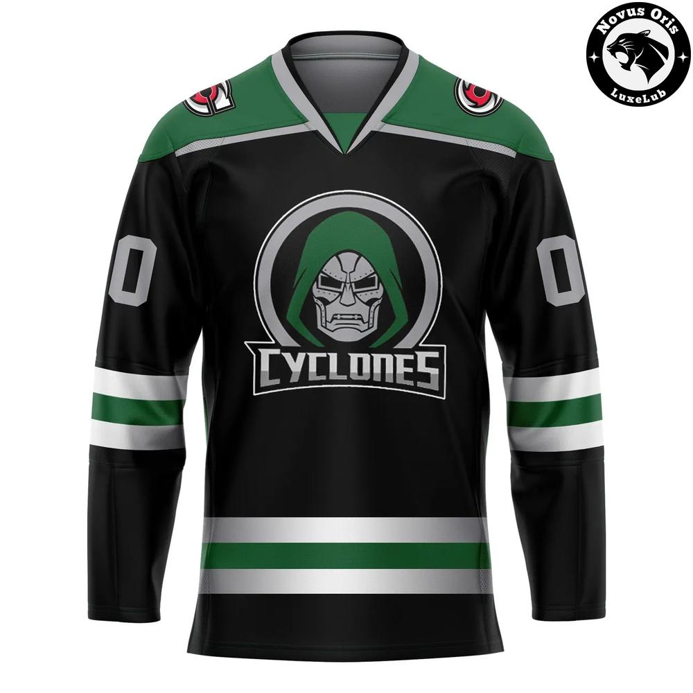 Cincinnati Cyclones x Dr. Doom Marvel Studio Hockey Jersey