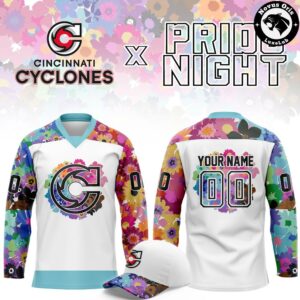 Cincinnati Cyclones x Pride Night 2026 Limited Custom Hockey Jersey