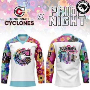 Cincinnati Cyclones x Pride Night 2026 Limited Custom Hockey Jersey 2