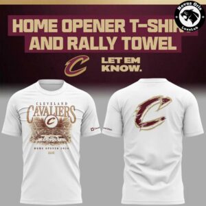 Cleveland Cavaliers Home Opener 2026 White T-Shirt