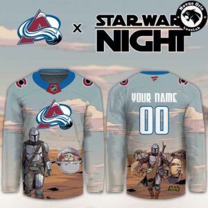 Colorado Avalanche Star Wars Night 2026 Custom Hockey Jersey 2