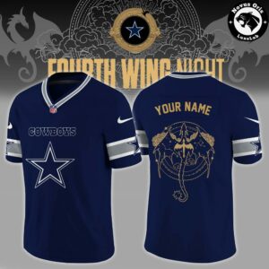 Dallas Cowboys Fourth Wing Night 2026 Custom Football Jersey 4