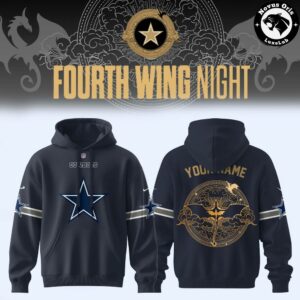 Dallas Cowboys Fourth Wing Night 2026 Custom Pullover Hoodie 3
