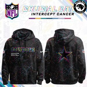 Dallas Cowboys NFL Crucial Catch 2026 Intercept Cancer Hoodie 4