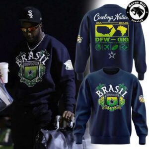Dallas Cowboys NFL Rio de Janeiro Brazil Game 2026 Graphic Sweatshirt