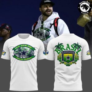 Dallas Cowboys NFL Rio de Janeiro Brazil Game 2026 Graphic T Shirt 2