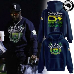 Dallas Cowboys NFL Rio de Janeiro Brazil Game 2026 Pullover Hoodie 1