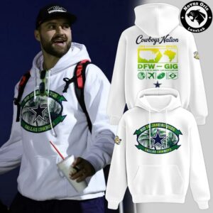 Dallas Cowboys NFL Rio de Janeiro Brazil Game 2026 Pullover Hoodie 2