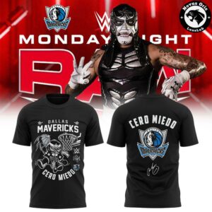Dallas Mavericks x Cero Miedo Penta WWE Monday Night RAW 2026 T Shirt 1