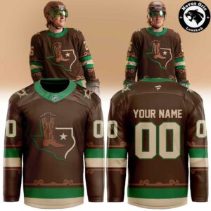 Dallas Stars Cowboy Boot Alternate 2026 Custom Hockey Jersey