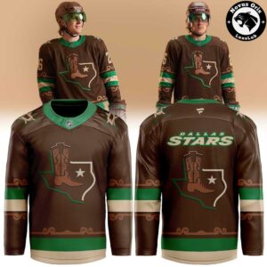 Dallas Stars Cowboy Boot Alternate 2026 Custom Hockey Jersey 2