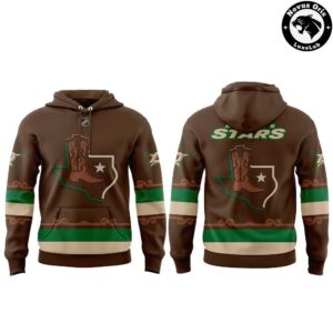 Dallas Stars Cowboy Boot Alternate 2026 Pullover Hoodie 2