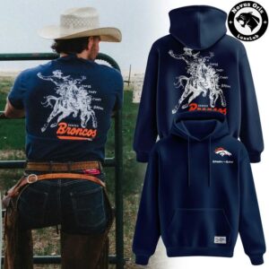 Denver Broncos Broken Bow 2026 Navy Pullover Hoodie