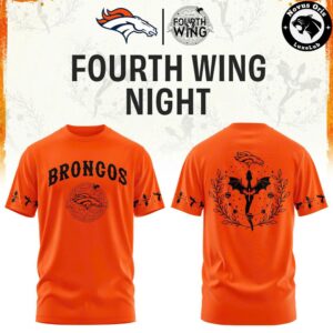 Denver Broncos Fourth Wing Night 2026 Limited Edition T Shirt 2
