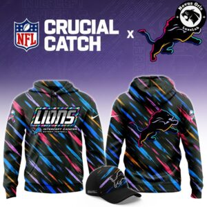 Detroit Lions 2026 Crucial Catch Intercept Cancer Limited Hoodie