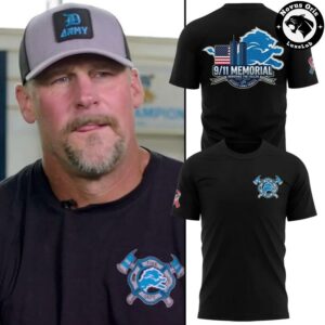 Detroit Lions 9/11 Memorial Tribute 2026 Limited Edition T-Shirt