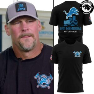 Detroit Lions 9 11 Memorial Tribute 2026 Limited Edition T Shirt 3