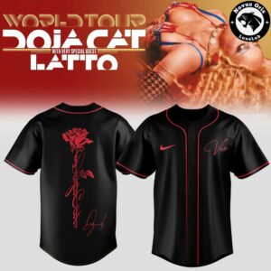 Doja Cat Tour Ma Vie World Tour 2026 Signature Baseball Jersey 3