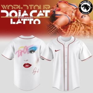 Doja Cat Tour Ma Vie World Tour 2026 Signature Baseball Jersey 7