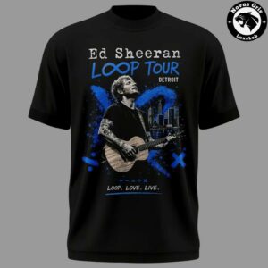 Ed Sheeran Loop Tour Detroit Ford Field Concert 2026 Graphic T Shirt 2