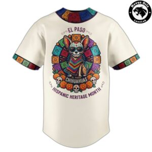El Paso Chihuahuas National Hispanic Heritage Month Baseball Jersey 3