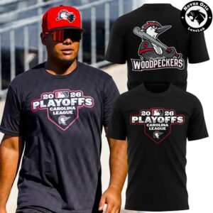 Fayetteville Woodpeckers 2026 Playoffs Carolina League T-Shirt