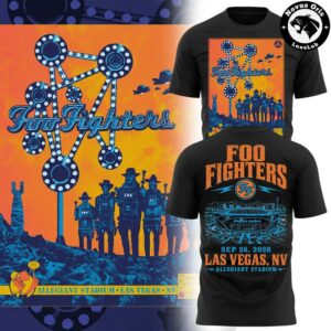 Foo Fighters Allegiant Stadium Las Vegas Tour 2026 Graphic T-Shirt