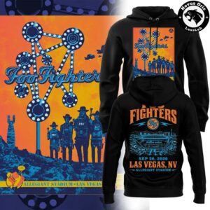 Foo Fighters Allegiant Stadium Las Vegas Tour 2026 Pullover Hoodie