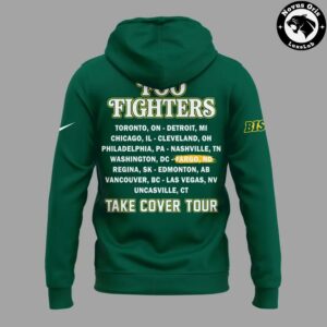 Foo Fighters x North Dakota State Bison Take Cover Tour 2026 Hoodie 4