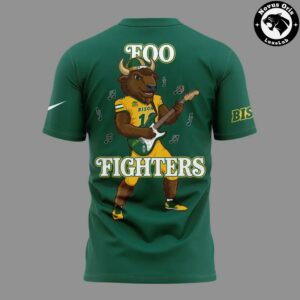 Foo Fighters x North Dakota State Bison Take Cover Tour 2026 T Shirt 5