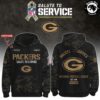 Green Bay Packers NFL Salute To Service 2026 Custom Camo Hoodie