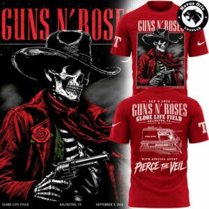 Guns N’ Roses Globe Life Field 2026 Tour Graphic T-Shirt