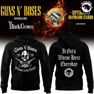 Guns N Roses San Diego Snapdragon Stadium The Black Crowes 2026 Hoodie 3