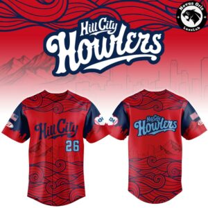 Hill City Howlers Mustaches for Kids 2026 Baseball Jersey 2
