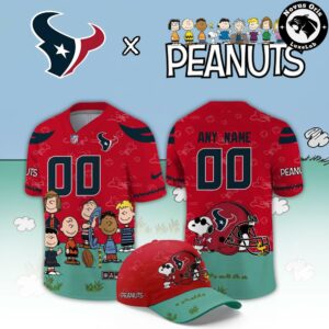 Houston Texans x Peanuts Snoopy 2026 Custom Limited Football Jersey
