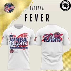 Indiana Fever 2026 WNBA Playoffs Eastern Conference Graphic T Shirt 4