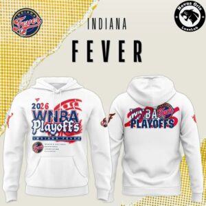 Indiana Fever 2026 WNBA Playoffs Eastern Conference Pullover Hoodie 4