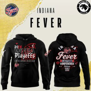 Indiana Fever 2026 WNBA Playoffs Eastern Conference Pullover Hoodie 5