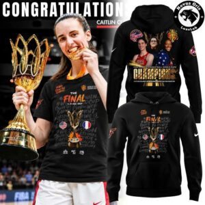Indiana Fever Caitlin Clark 2026 FIBA World Cup Champions Hoodie 2