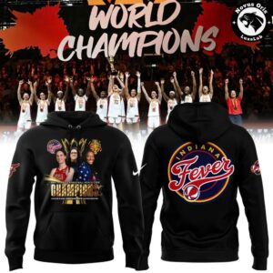Indiana Fever Caitlin Clark 2026 FIBA World Cup Champions Hoodie 3