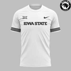 Iowa State Cyclones 2026 Icy Whites Uniform White Graphic T Shirt 2
